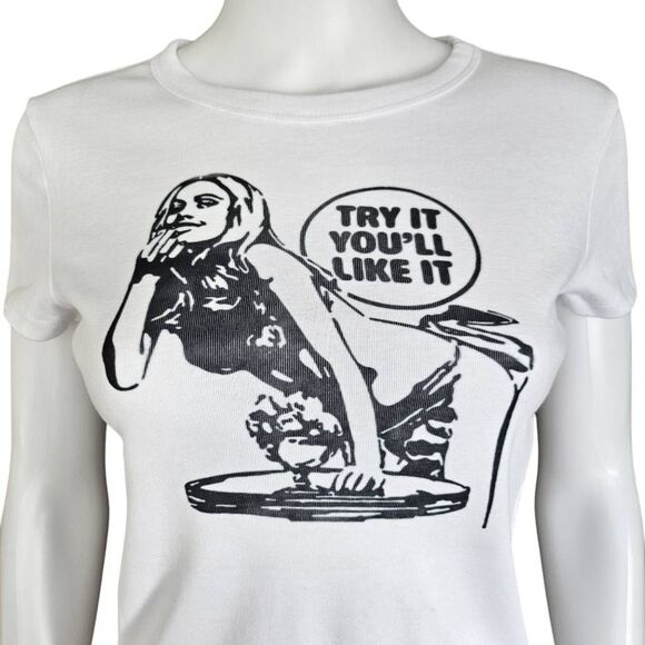 mythsprints: “try it” baby tee - Picture 3 of 6